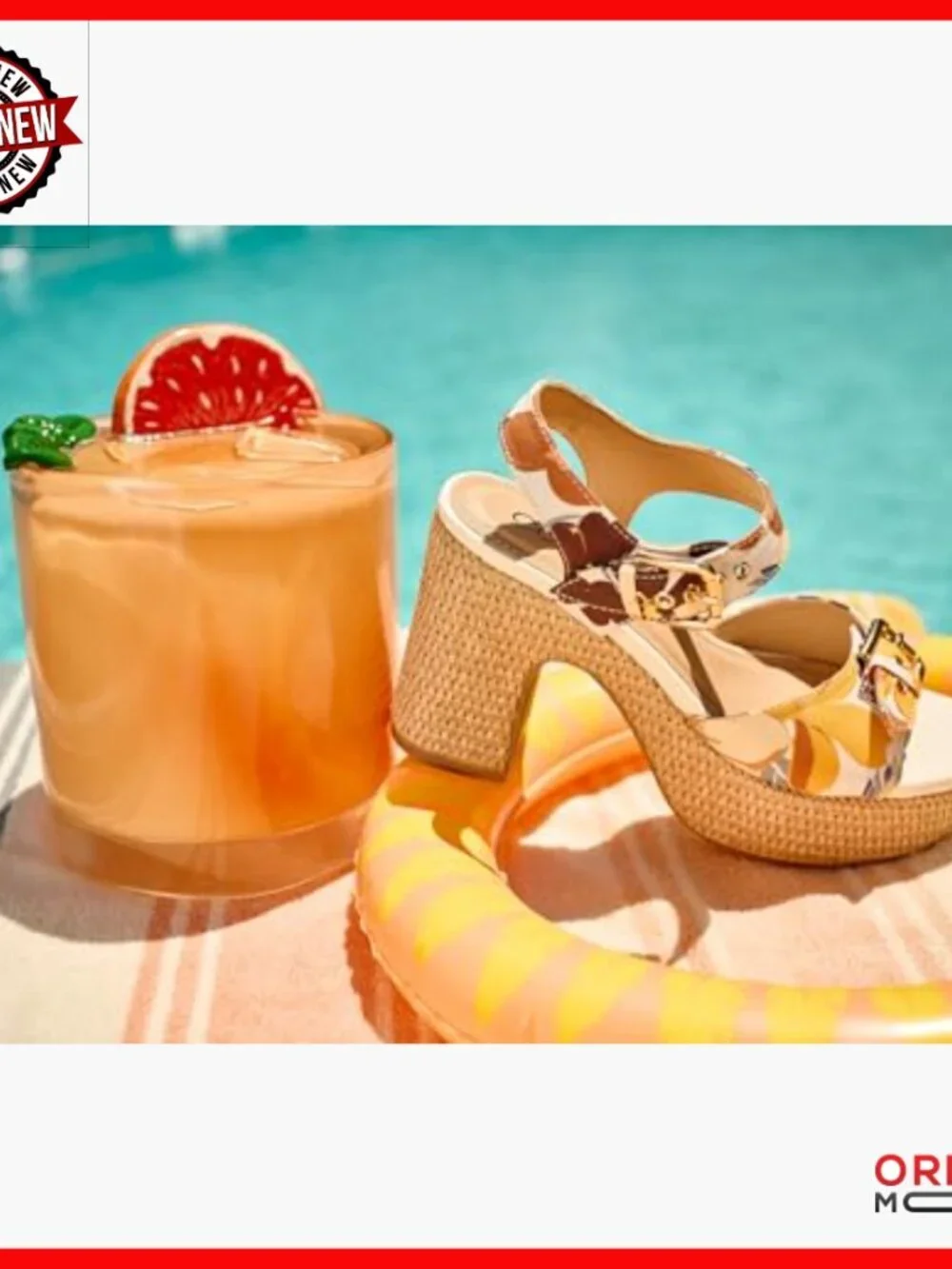 4 Inch Chunky Block Heel Sandals with Adjustable Buckle Straps